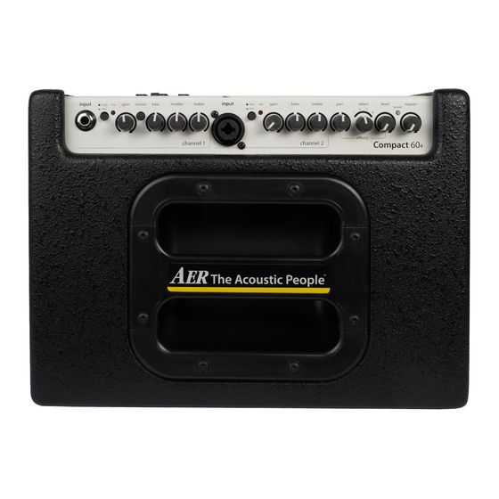 AER The Acoustic People Compact 604 User Manual