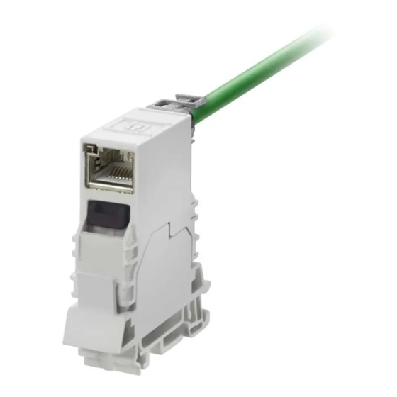 Weidmüller STEADYTEC IE-TO-RJ45-FJ-A Mounting Information