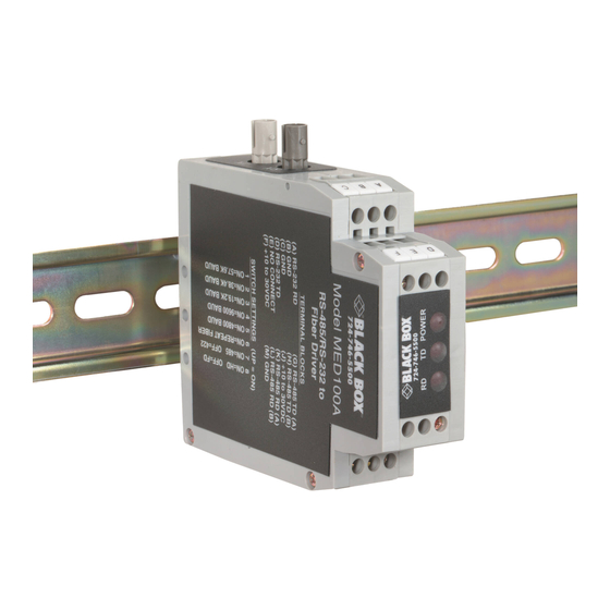 Black Box MED100A Specifications