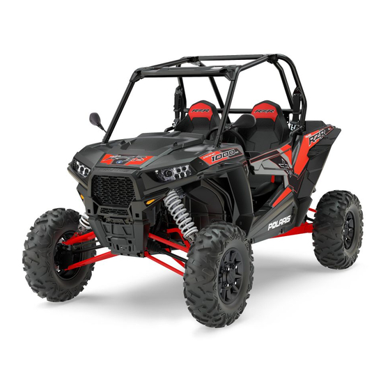 Polaris RZR XP 1000 2018 Service Manual