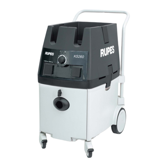 Rupes KS 260E Manual