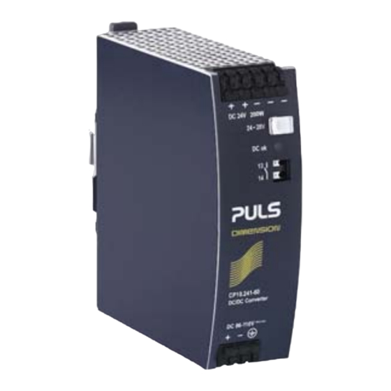 Puls CP Series Installation Manual