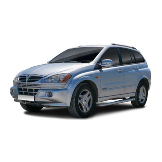 SSANGYONG Kyron D100 2005 Manuals