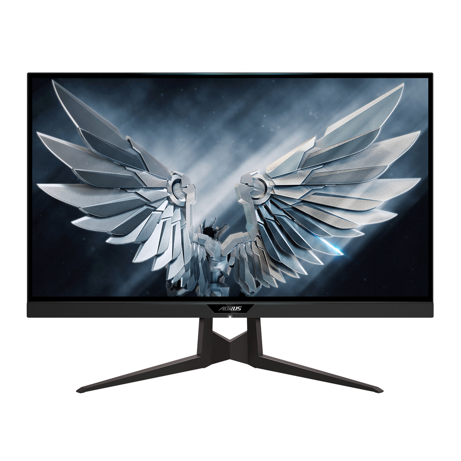 GIGABYTE AORUS FI27Q-P - Tactical Gaming Monitor Manual