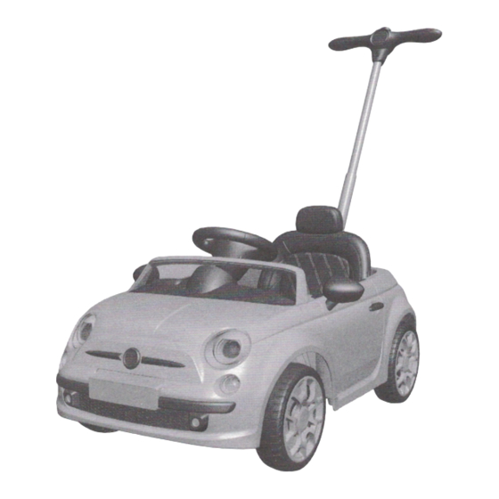 Fiat 500 push car Quick Start Manual