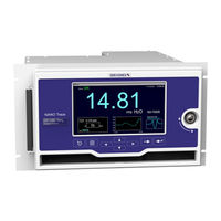 Spectris SERVOMEX SERVOPRO NANO Trace DF-740 Installation And Operator's Manual