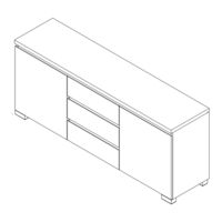 Meubilair ELARA 5344-WHT Manual