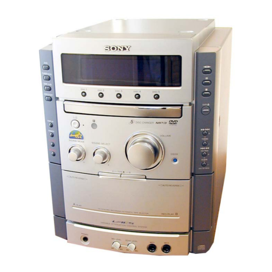 Sony HCD-NXM4D Service Manual