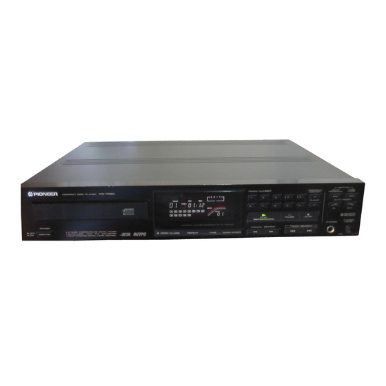 Pioneer PD-4050-S Service Manual