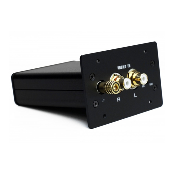 BC Acoustique EX PHONO-3X Quick Installation Manual