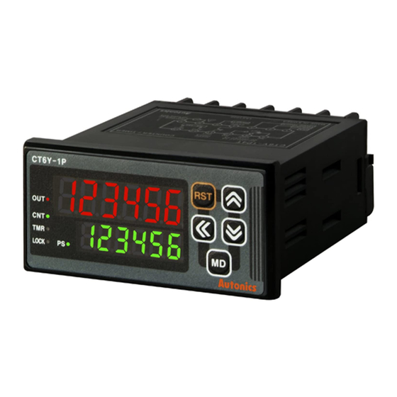 Autonics CT6Y Manual