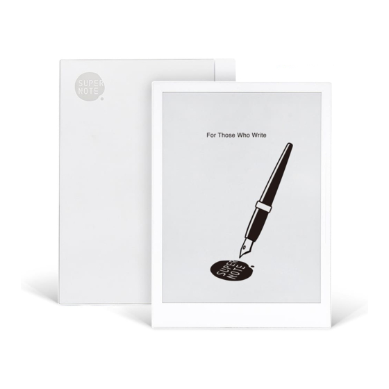 Supernote  X User Manual