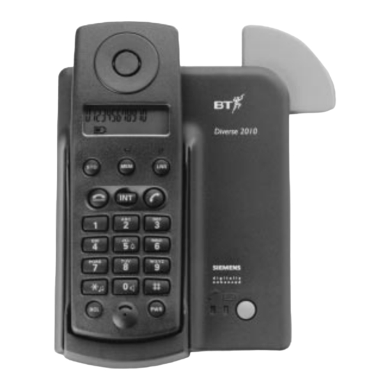 BT Diverse 2010 User Manual