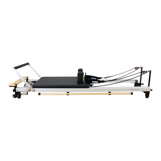 Align-Pilates C2-Pro RC Reformer Assembly Instructions & User Manual