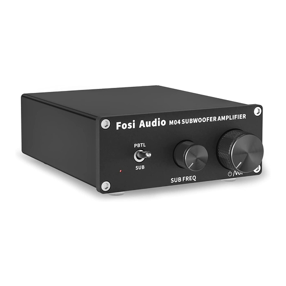 Fosi Audio M04 User Manual