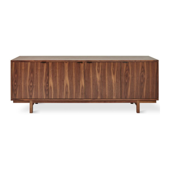 GUS Belmont Credenza Care & Cleaning