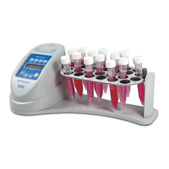 Biosan Multi Bio RS-24 Operating Manual