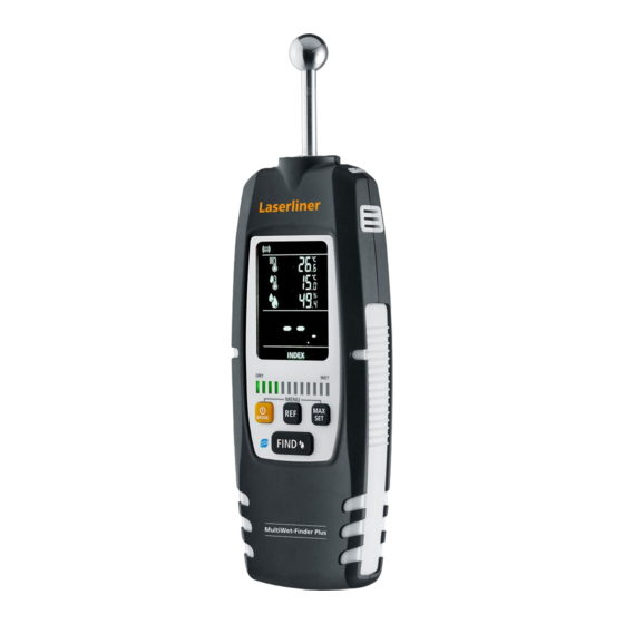 LaserLiner MultiWet-Finder Plus Manual