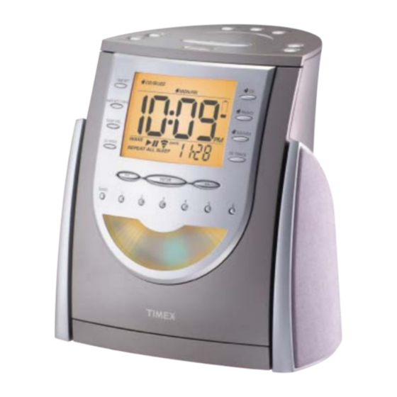 Timex T618 Stereo CD Clock Radio Manual