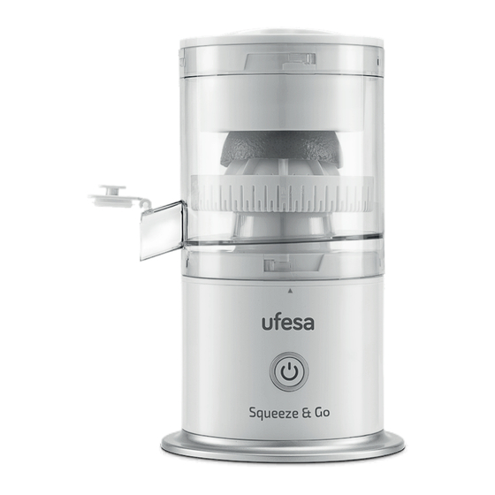 UFESA Squeeze & Go White Instruction Manual