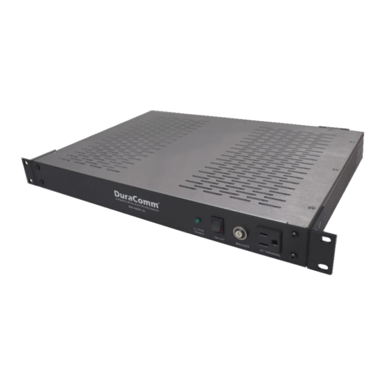 DuraComm RMI-400W-1U Owner's Manual