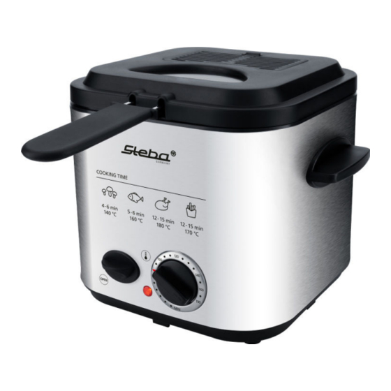 Steba DF 95 Instructions For Use Manual