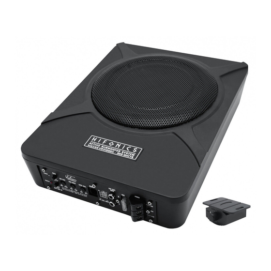 Hifonics VRX1000A User Manual
