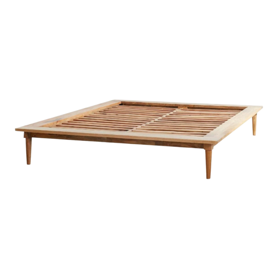 URBAN OUTFITTERS Amelia Bed Assembly Instructions