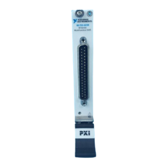 National Instruments PXI-6238 User Manual