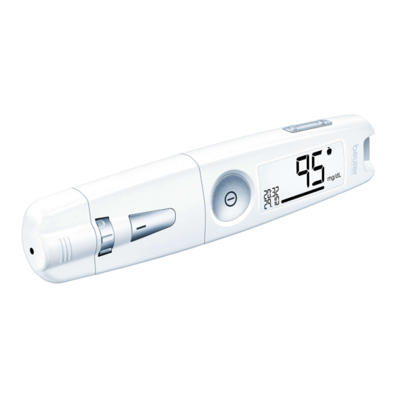 Beurer GL 50 mmol/L Short Instructions