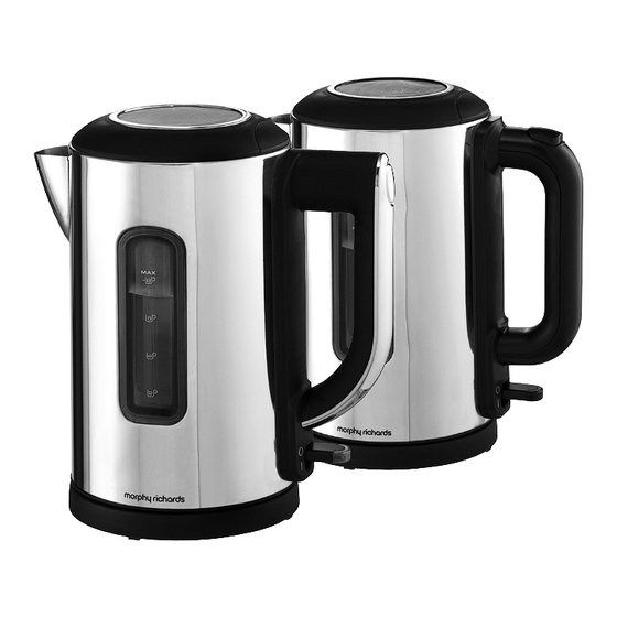 Morphy Richards 43850 KETTLE Instructions Manual