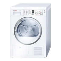 Bosch Tumble Dryer Instructions For Installation And Use Manual