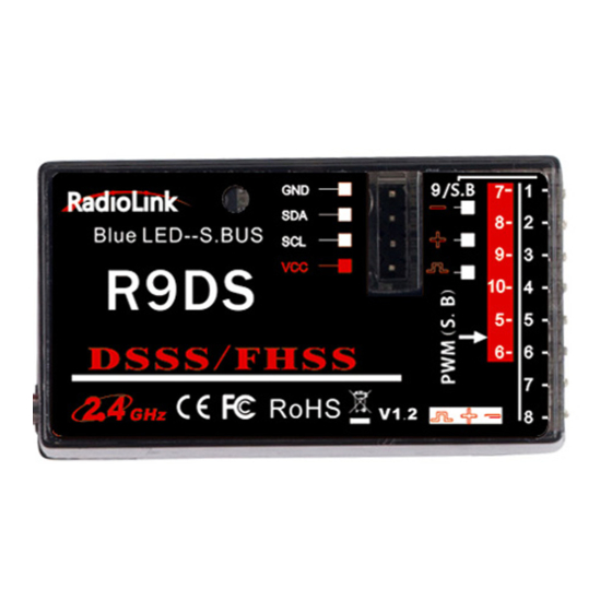 RadioLink R9DS Manual