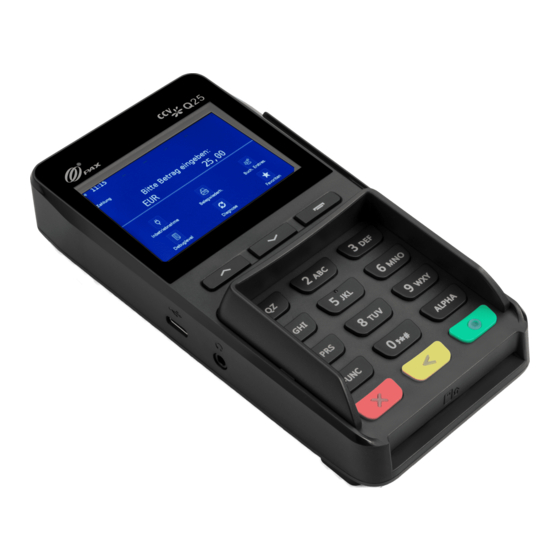 CCV PAD Q25 Manual