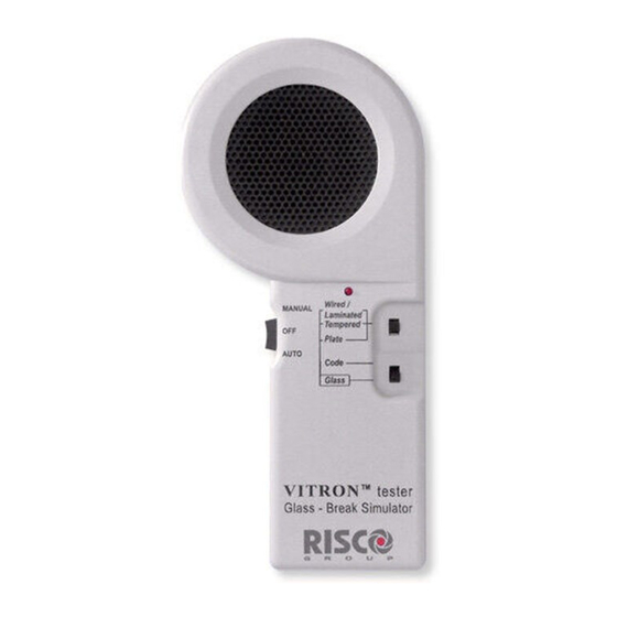 Risco VITRON Quick Start Manual