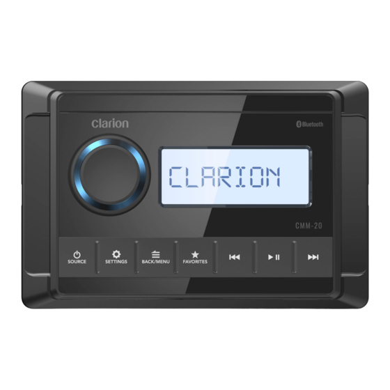Clarion CMM-20 Owner's Manual