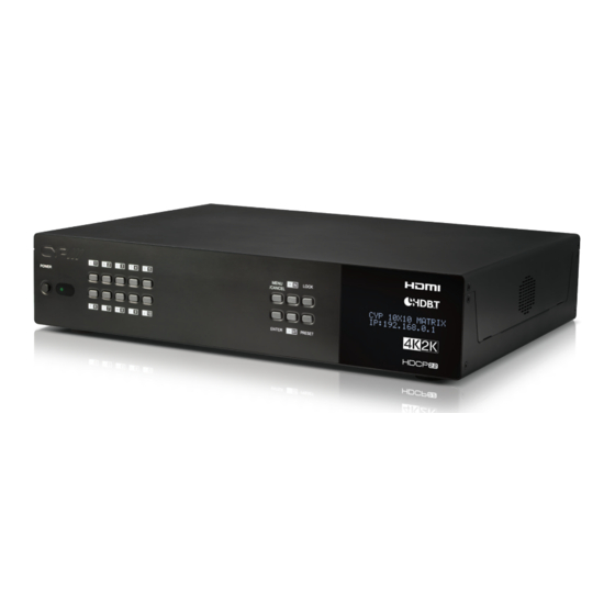 CYP PUV-1082PL-4K22N Operation Manual