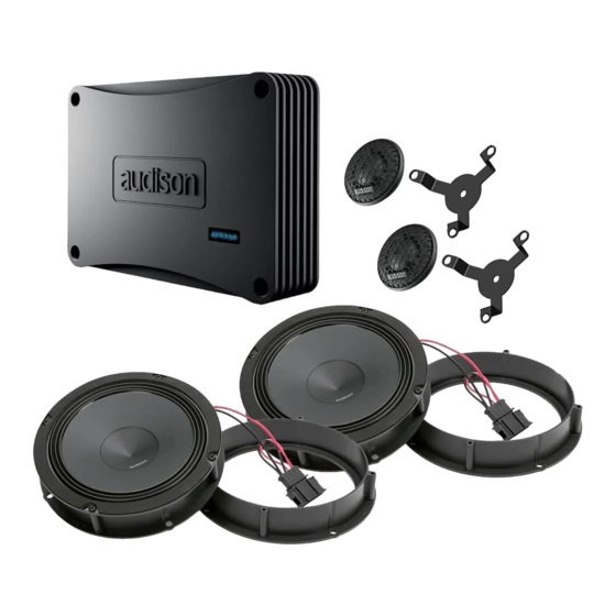 Audison Prima APSP G6 Manuals