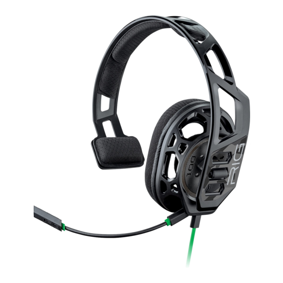 Plantronics RIG 100 Series User Manual