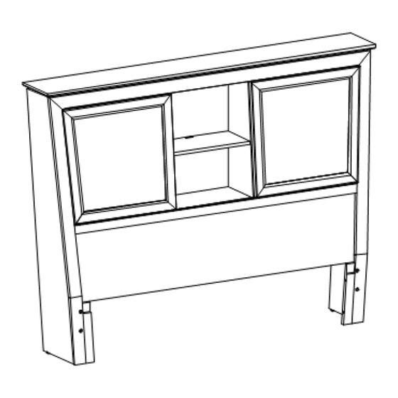 Whittier Wood Furniture 3839DUETb Assembly Instructions