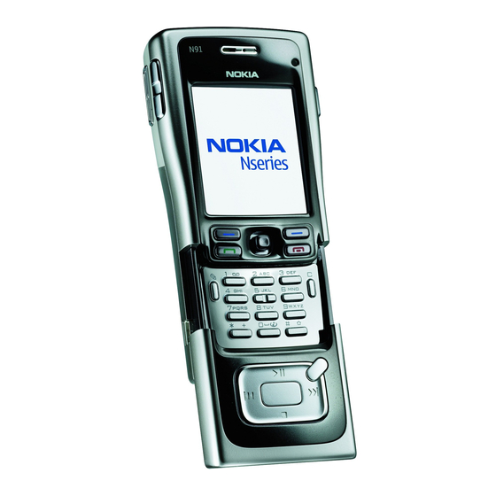 Nokia N91 - Smartphone 30 MB User Manual