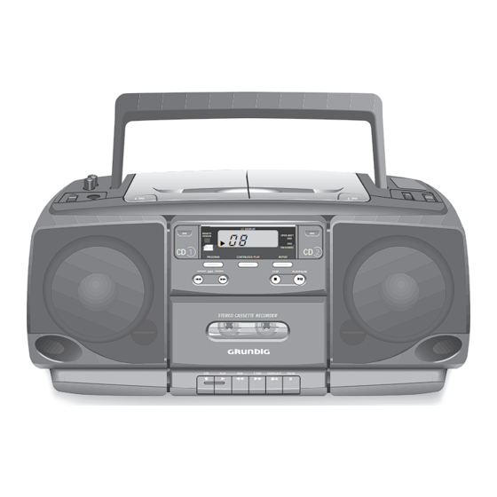 Grundig K-RCD 500 Manuals