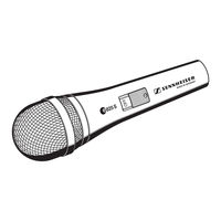 Sennheiser E 825 S - ANNEXE 787 Instructions For Use Manual