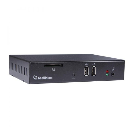 GeoVision GV-IP Decoder Box Series User Manual