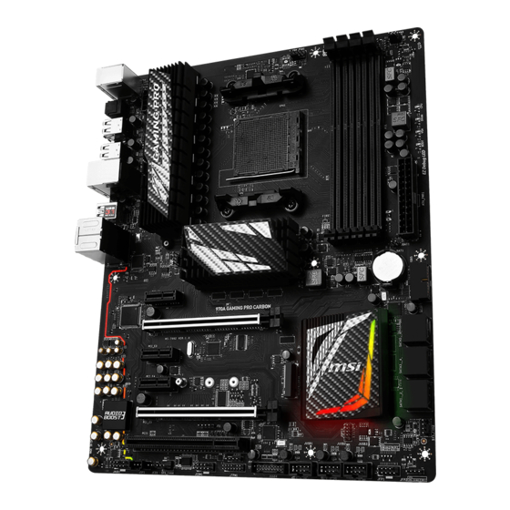 MSI 970A GAMING PRO CARBON Quick Start Manual