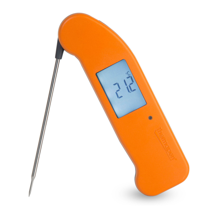 Thermapen ONE Operating Instructions