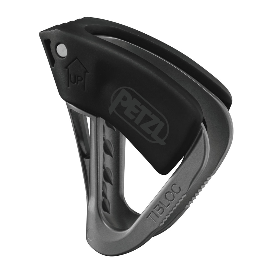 Petzl TIBLOC B01 Instructions For Use Manual