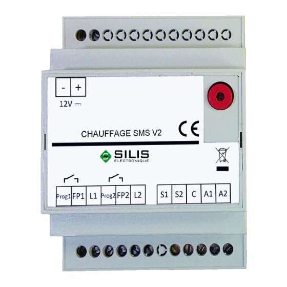 Silis Electronique CHAUFFAGE SMS V2 Manual