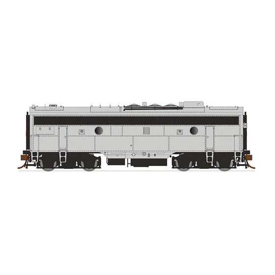 Rapido Trains F9B Product Manual