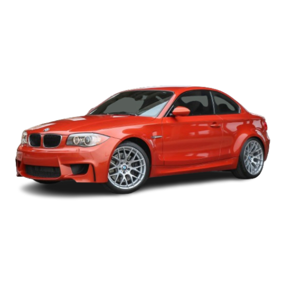 BMW 1 Series Reference Manual